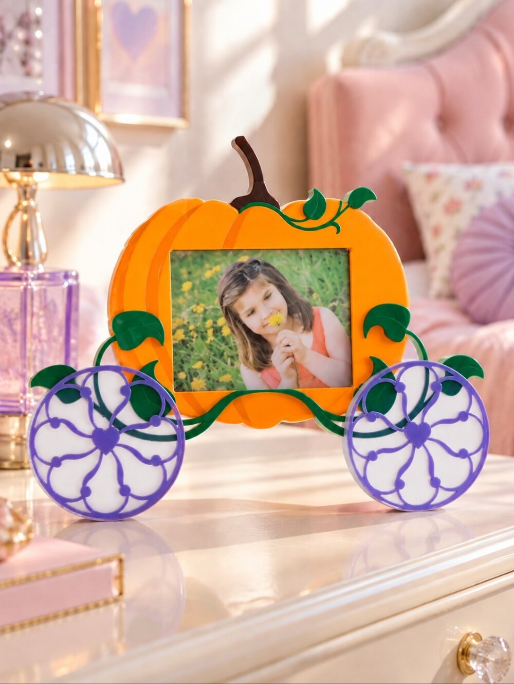 Nextar M1 My First 3.5" Digital Photo Frame Pumpkin Carriage NIB